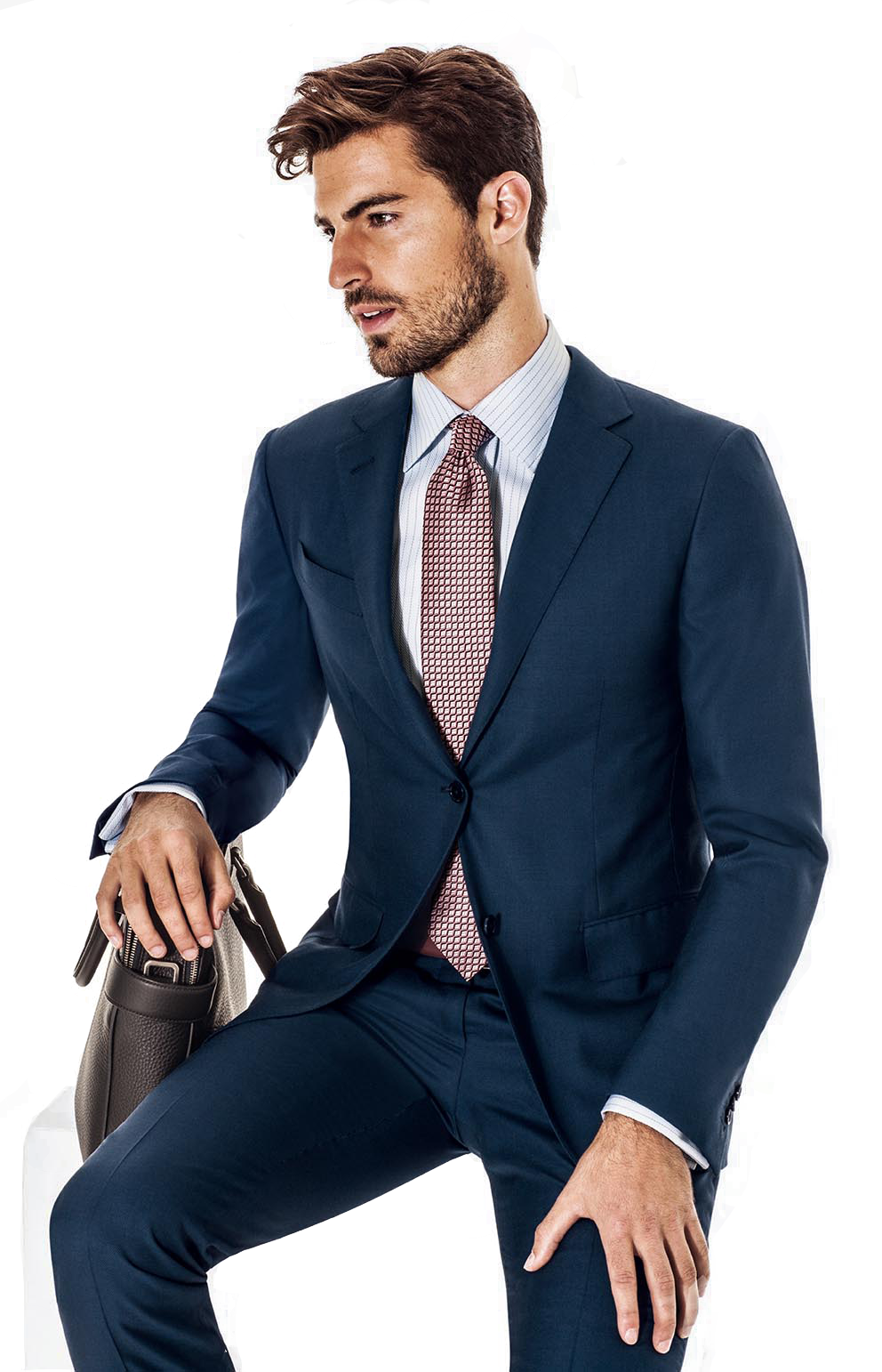 Stylish Businessmanin Blue Suit