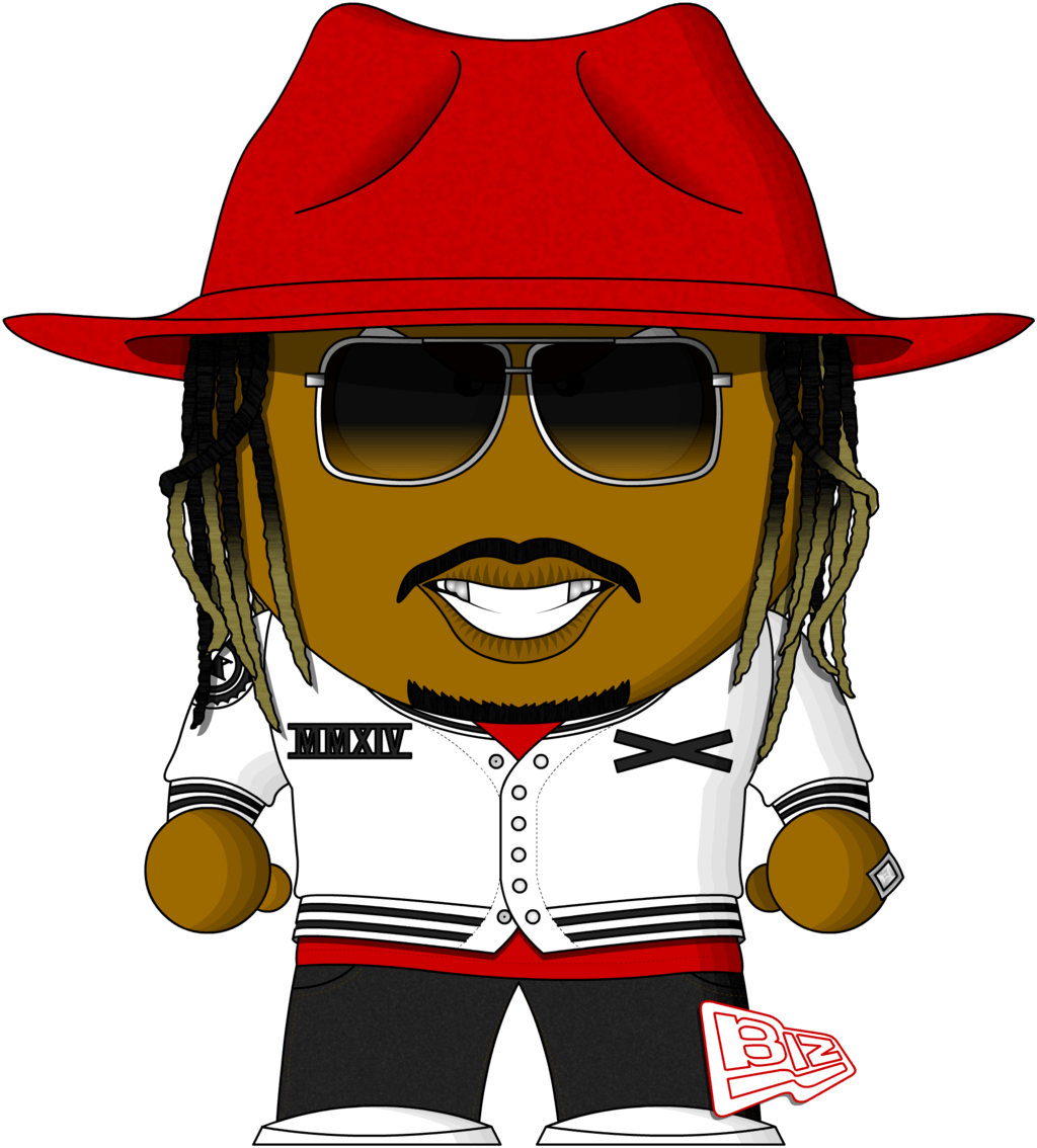 Stylish Cartoon Character Red Hat