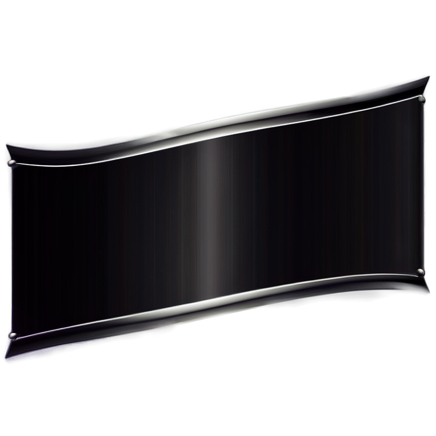 Stylish Curved Banner Png 99