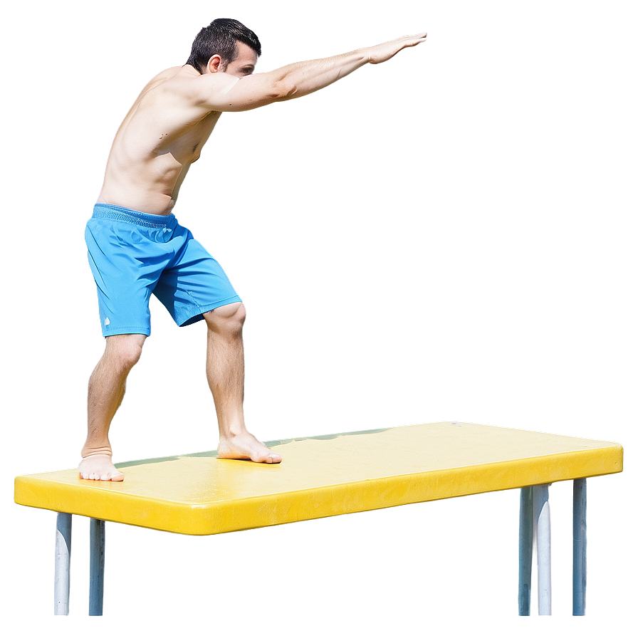 Stylish Diving Board Png 06212024