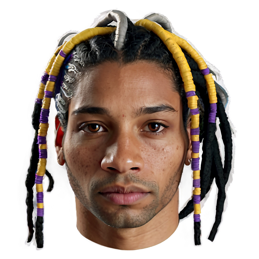 Stylish Dreads Look Png 05242024