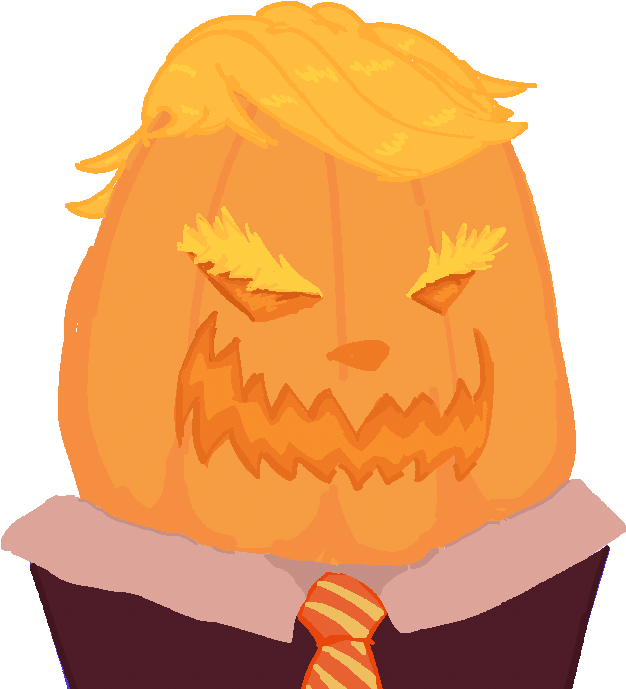 Stylish Jack O Lantern Character