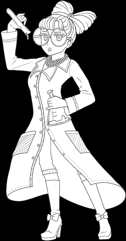 Stylish L O L Doll Coloring Page