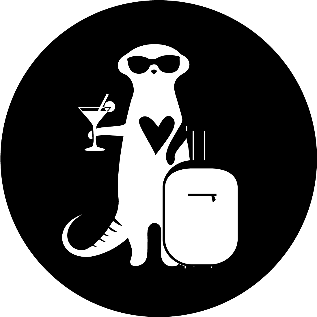 Stylish Meerkat Traveler