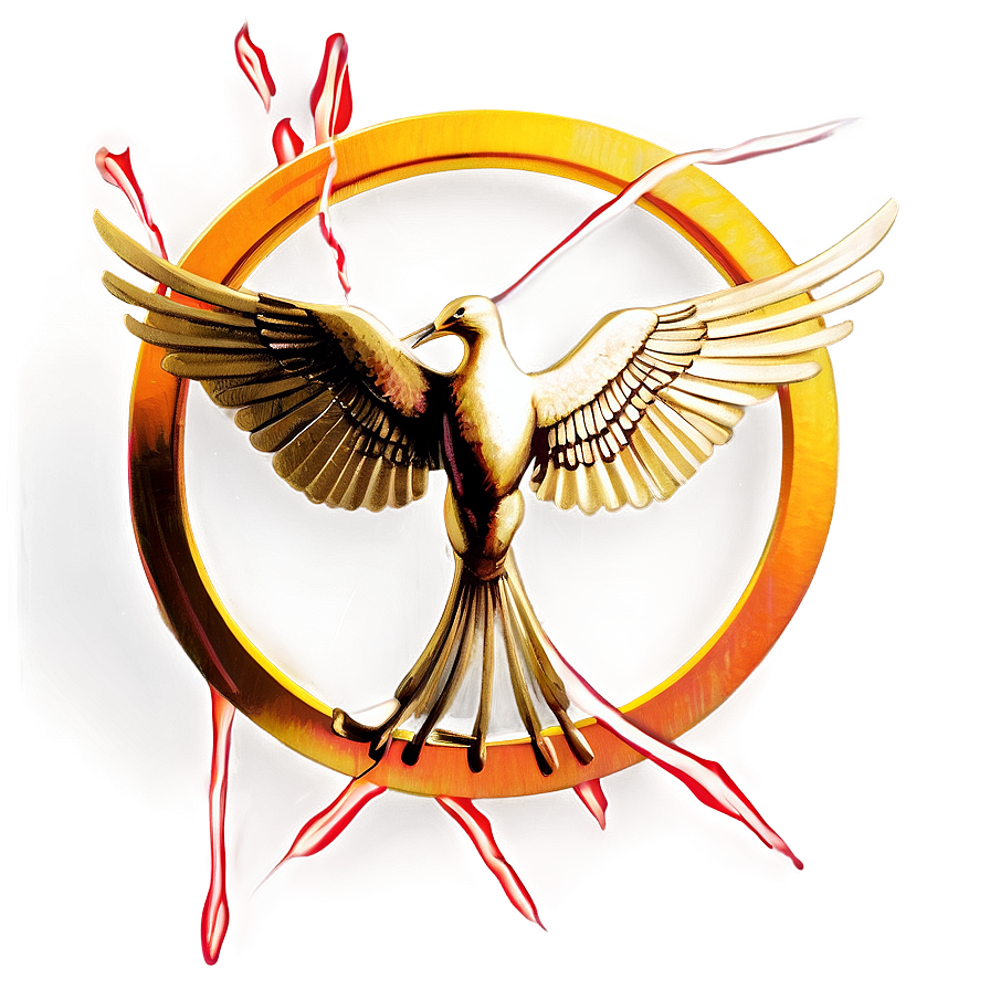 Stylish Mockingjay Graphic Png Fav