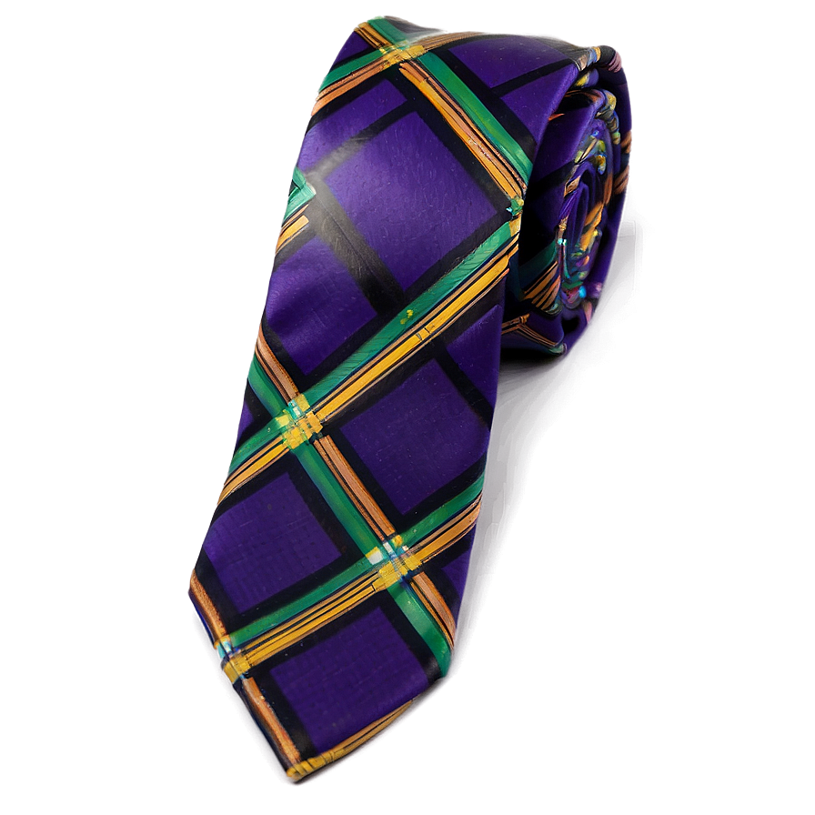 Stylish Plaid Tie Png 97