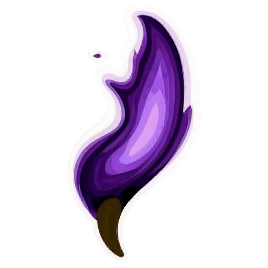 Stylish Purple Flame Png Avu