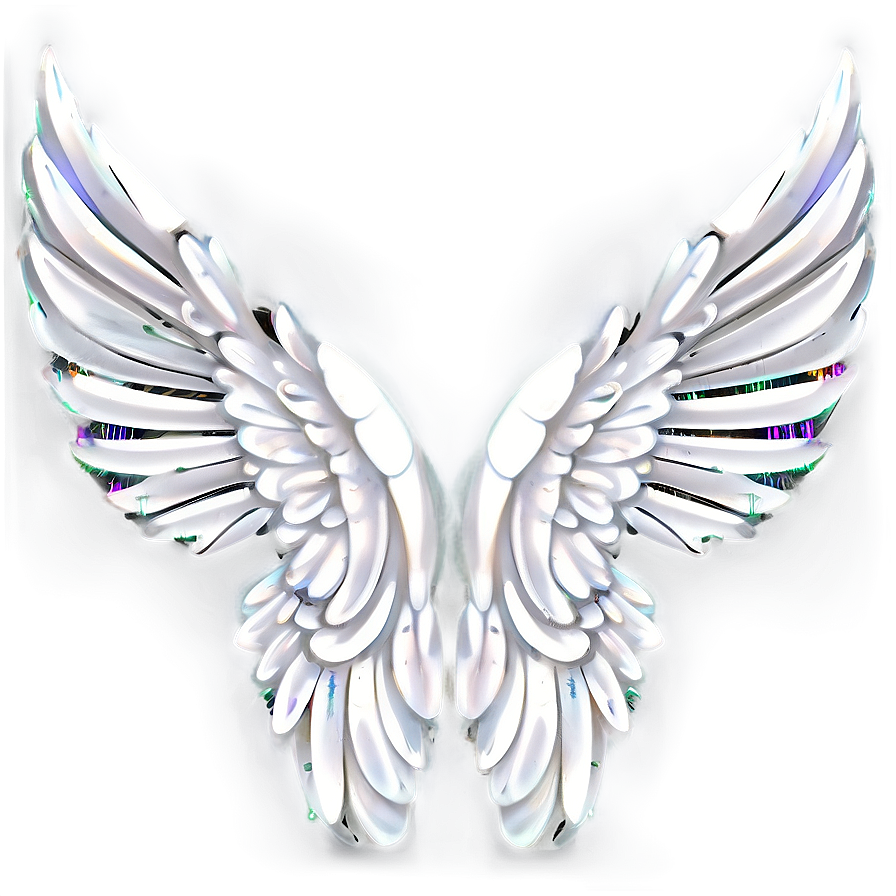 Stylish White Wings Png Guy10