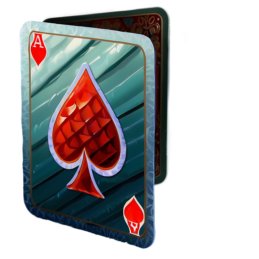 Stylized Ace Card Png 9