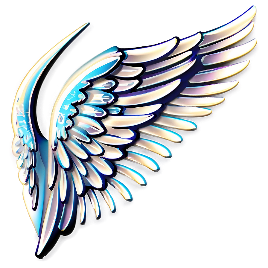 Stylized Angel Wings Symbol Png 13