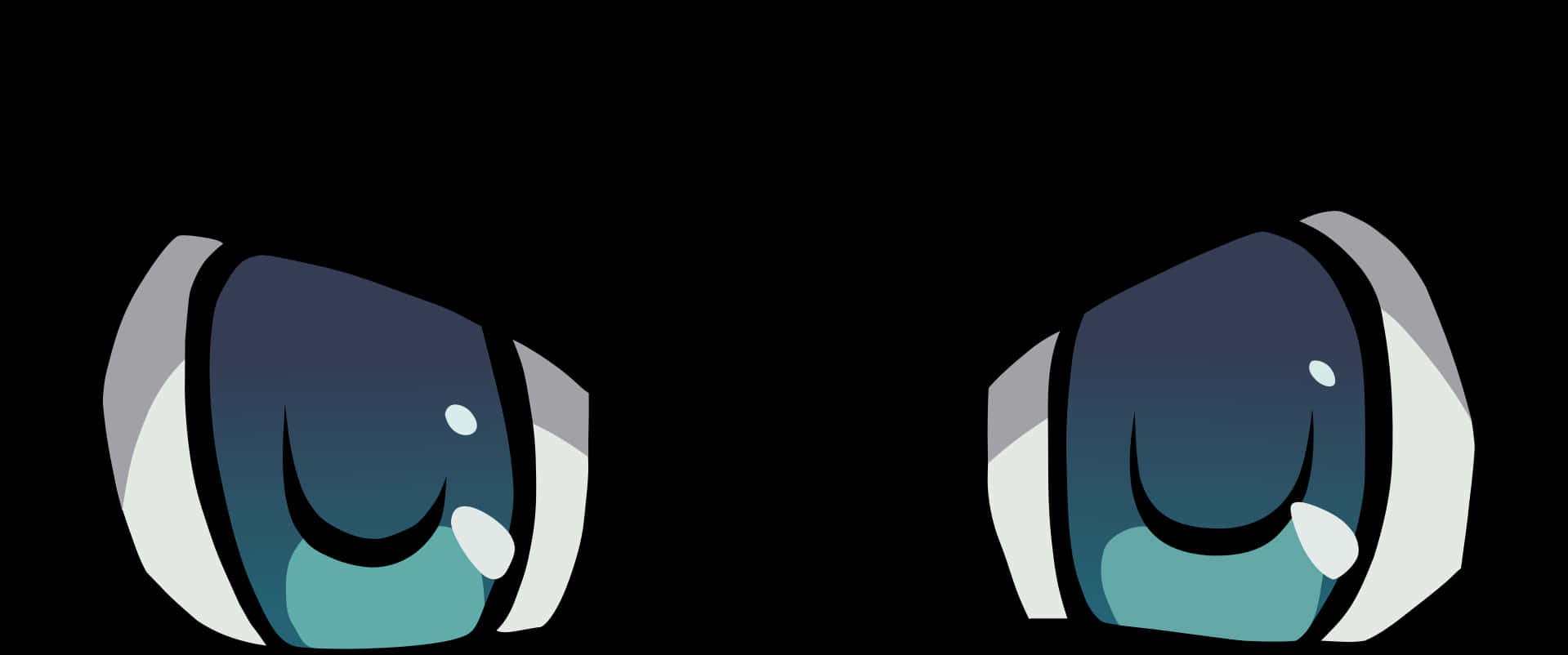 Stylized Anime Eyes Vector