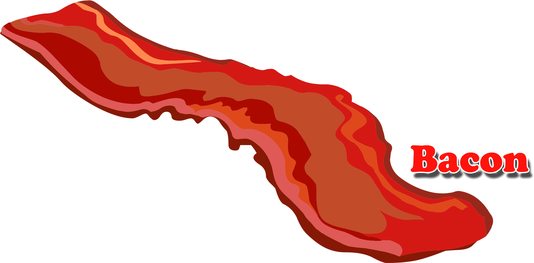 Stylized Bacon Graphic