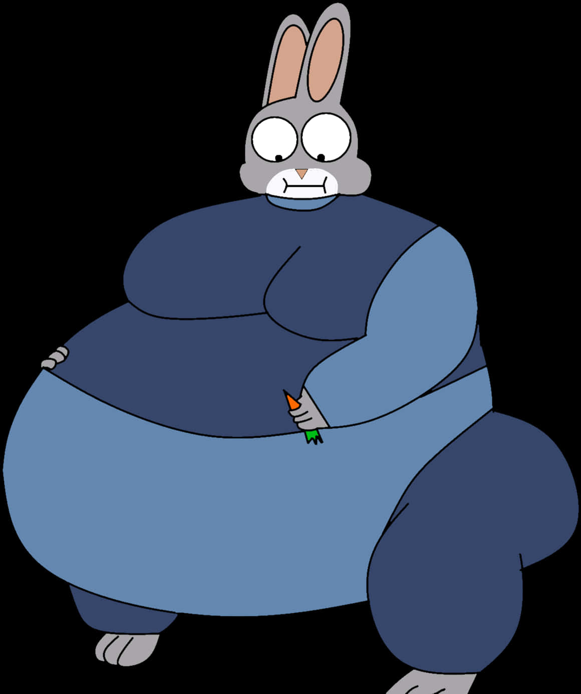 Stylized Big Bunny Cartoon