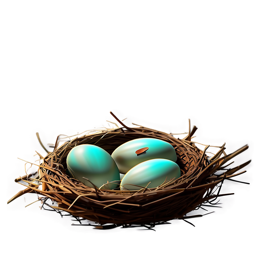 Stylized Bird Nest Png 05252024