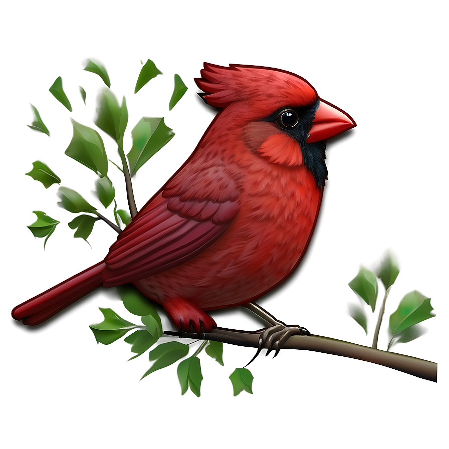 Stylized Cardinal Icon Png 06252024