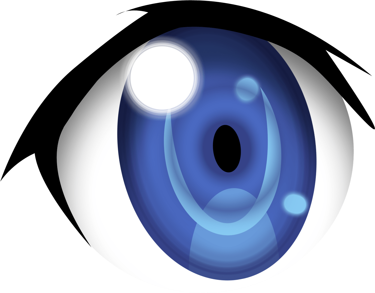 Stylized Cartoon Eye Illustration