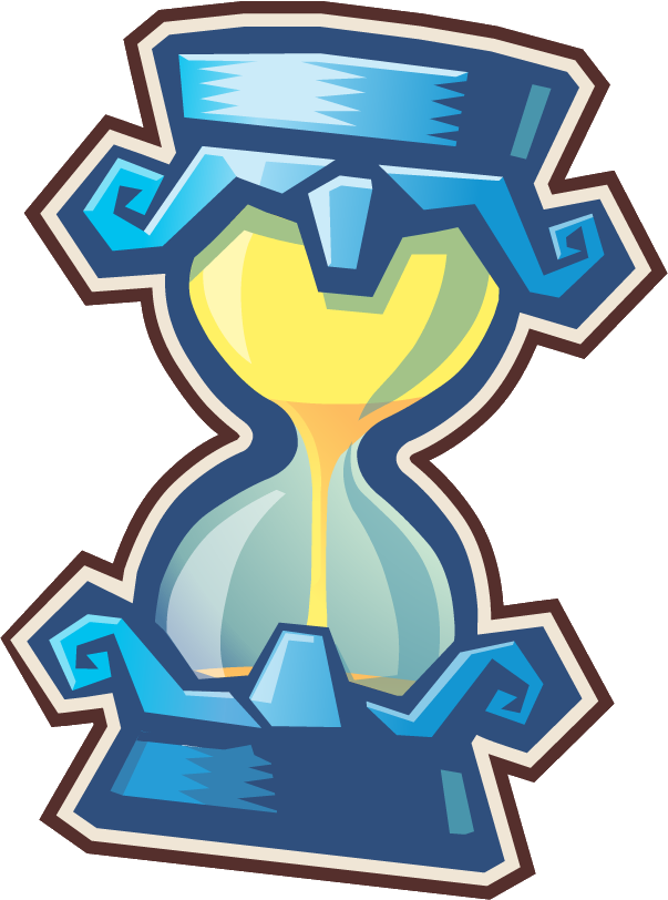 Stylized Cartoon Hourglass