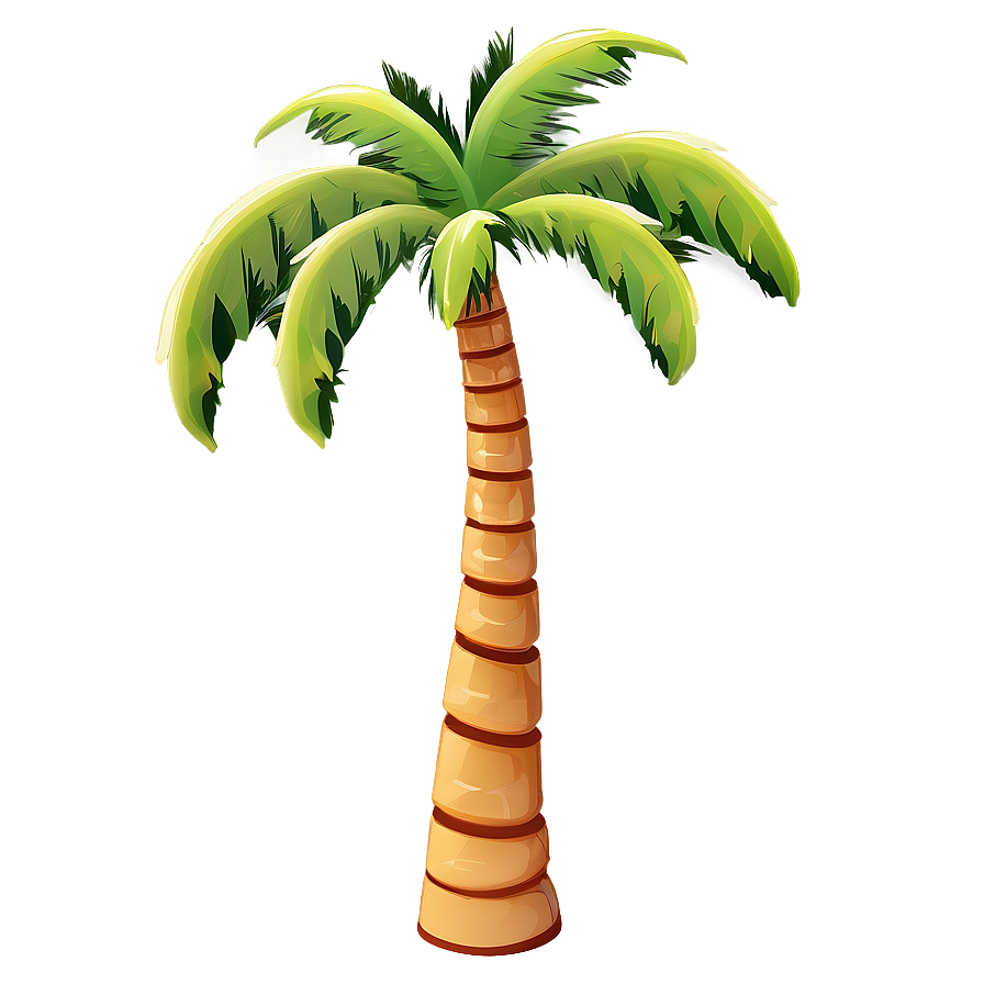 Stylized Cartoon Palm Tree Png 22