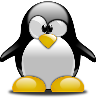 Stylized Cartoon Penguin Icon