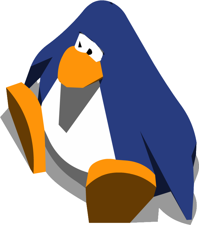 Stylized Cartoon Penguin Illustration