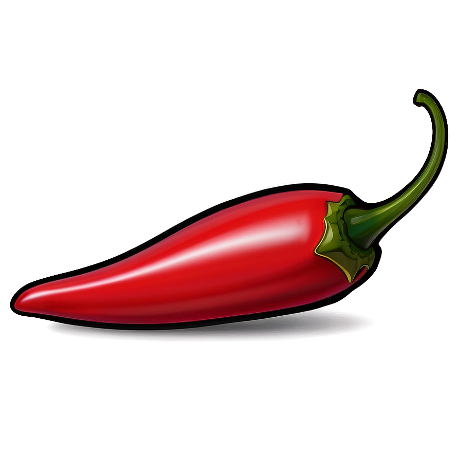 Stylized Chili Pepper Png 06122024