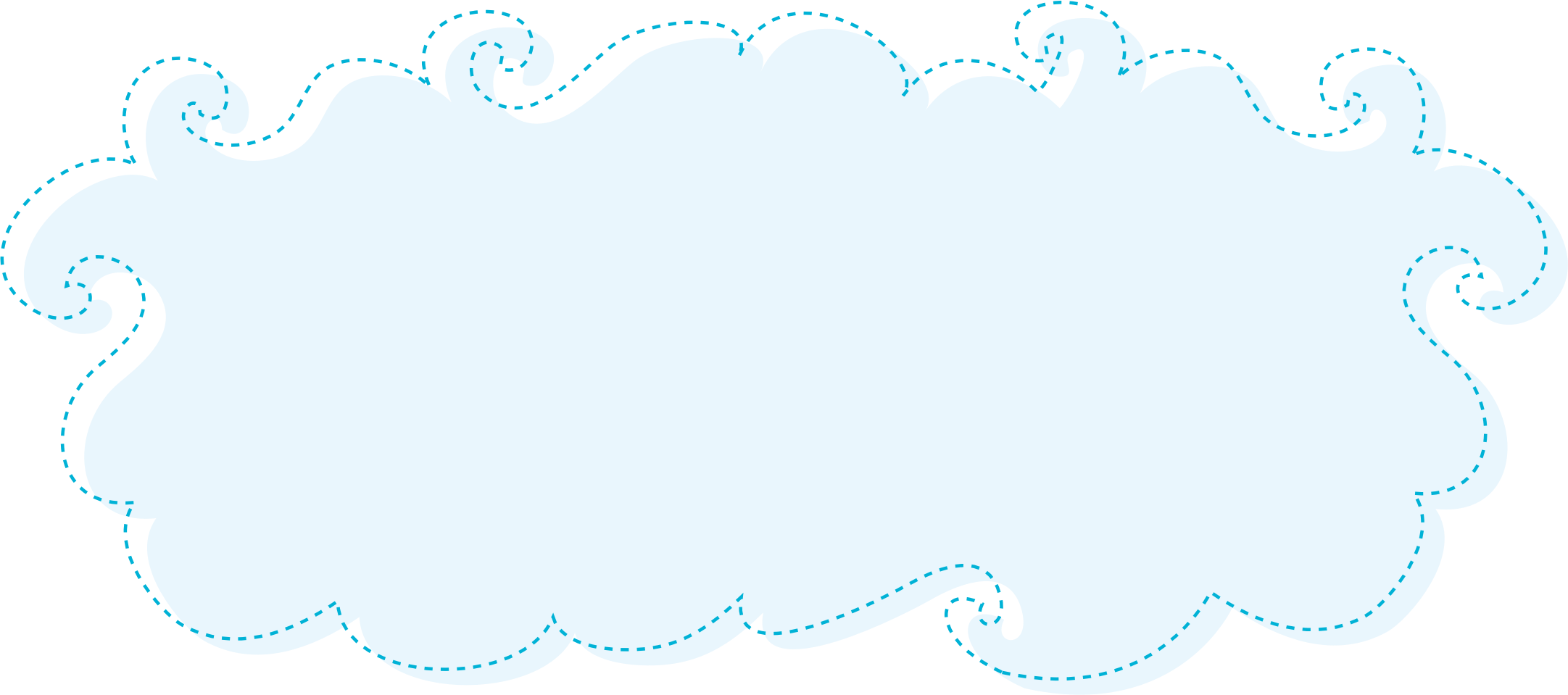 Stylized Cloud Frame Clipart