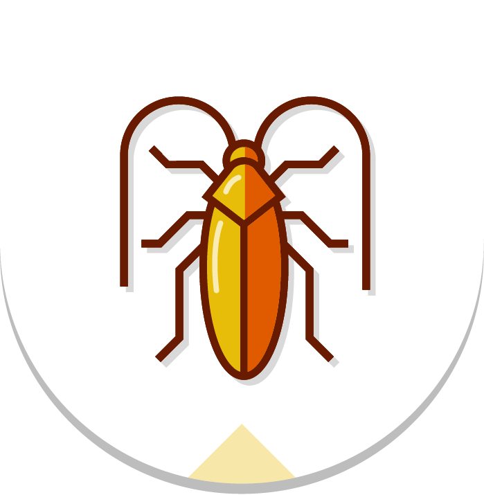 Stylized Cockroach Icon