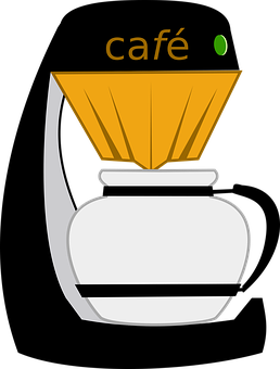Stylized Coffee Cupand Filter Design