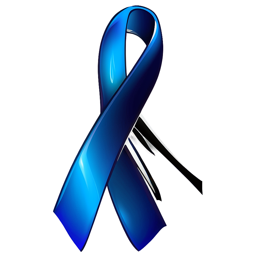 Stylized Colon Cancer Ribbon Png Dls