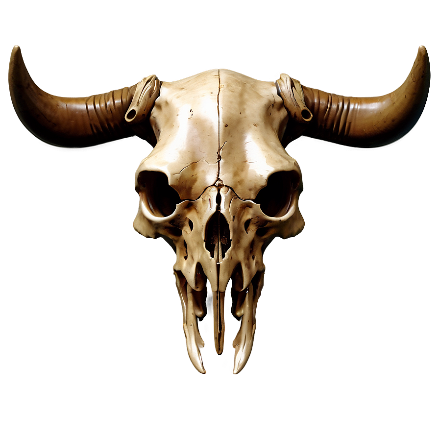 Stylized Cow Skull Png 3