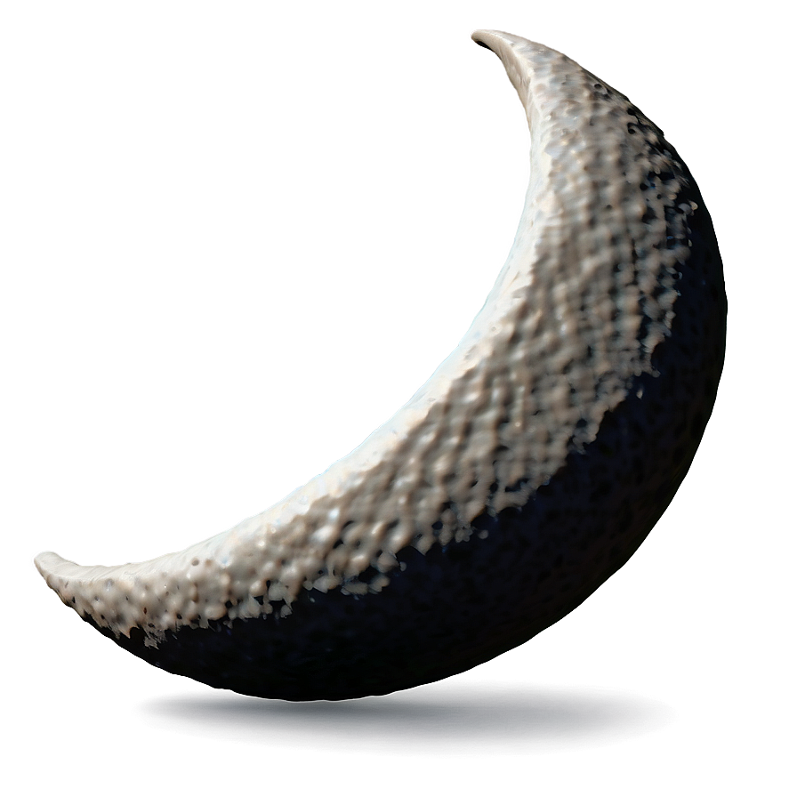 Stylized Crescent Moon Png Qhq