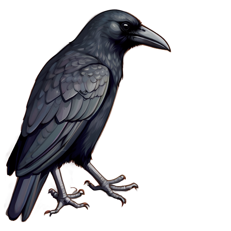 Stylized Crow Png Vkm51