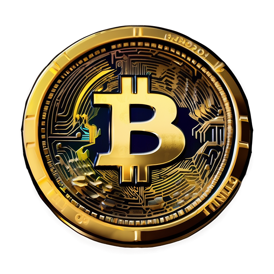 Stylized Crypto Coin Png Dxp