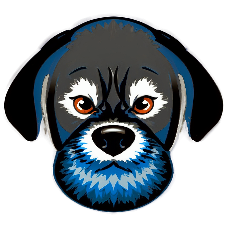 Stylized Dog Head Png Stm34