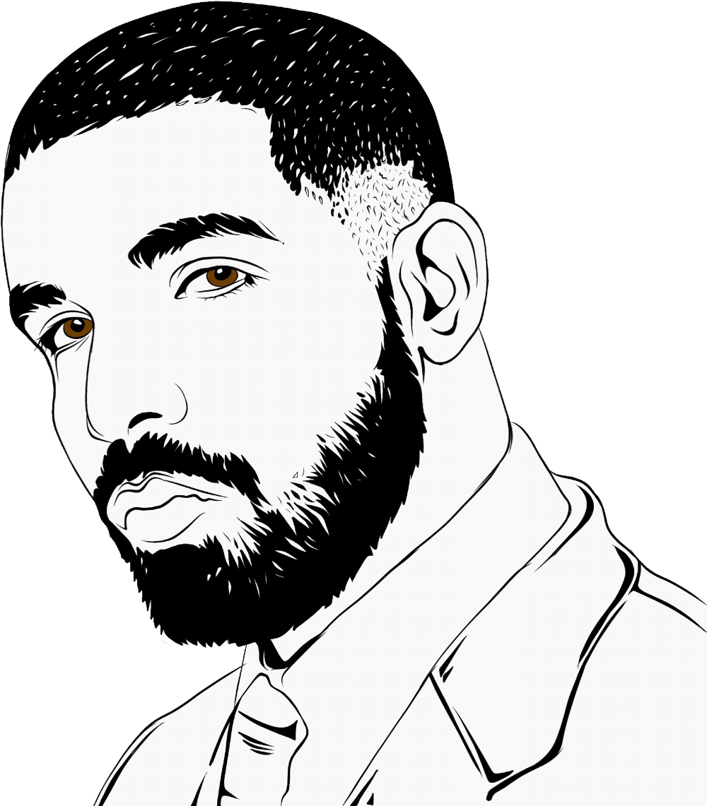 Stylized Drake Portrait