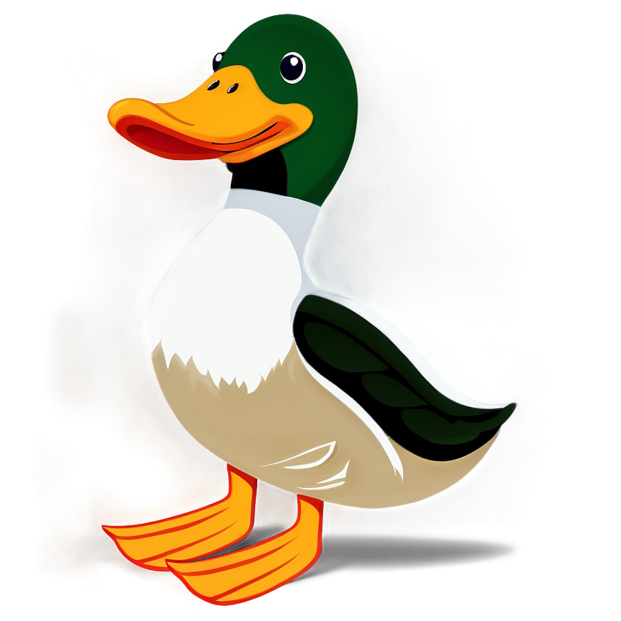 Stylized Duck Design Png Mmf96