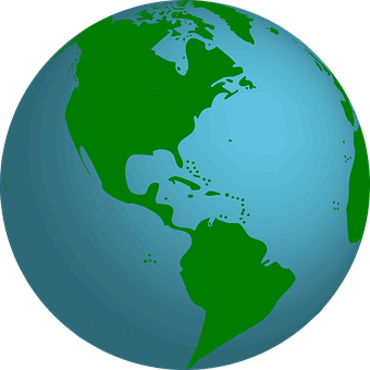 Stylized Earth Graphic