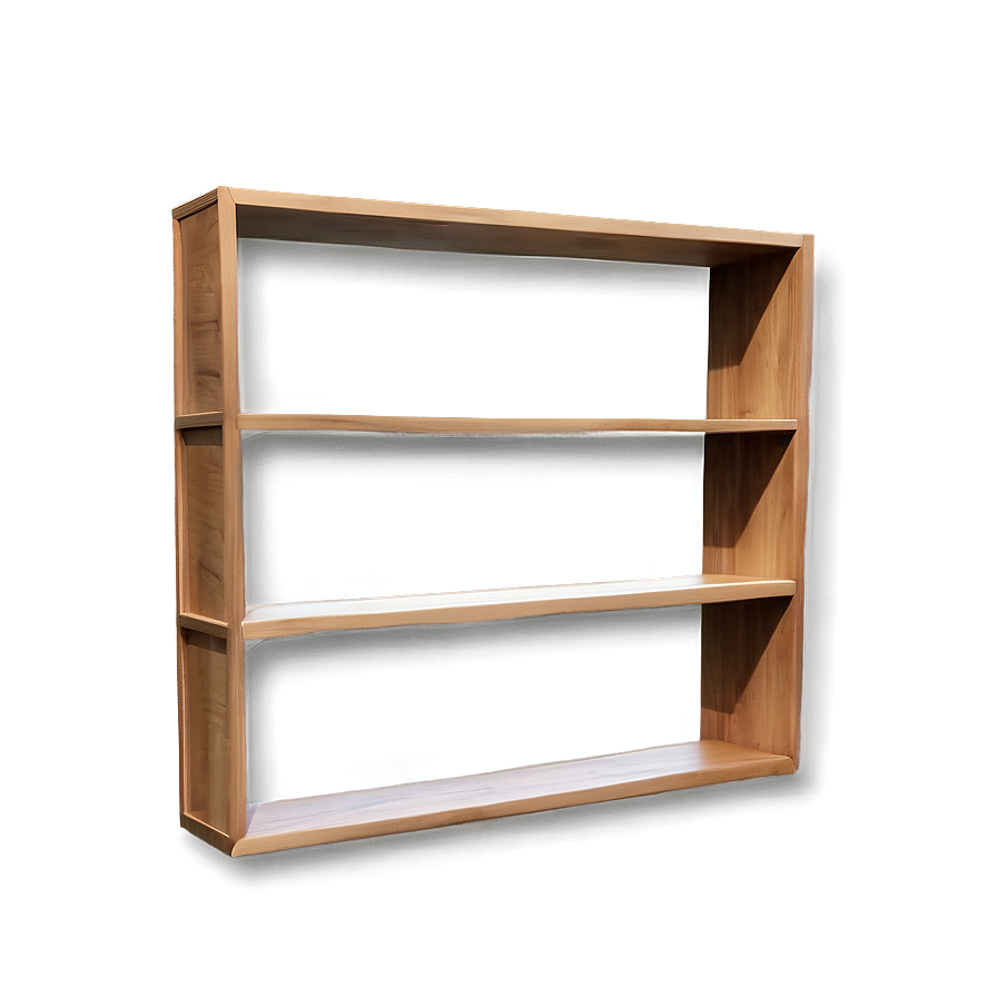 Stylized Empty Bookshelf Png 64