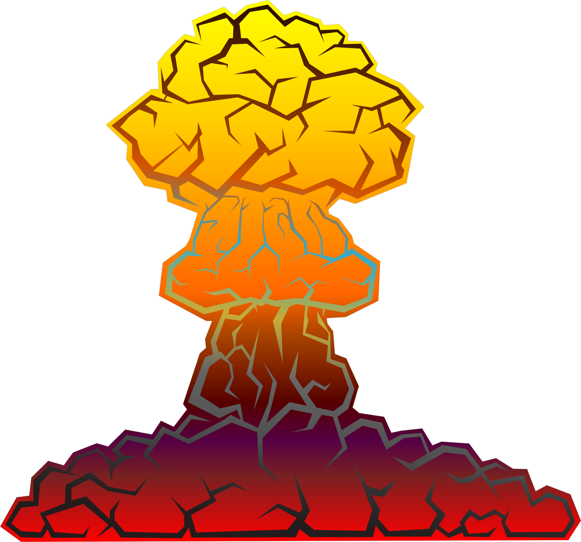 Stylized Explosion Illustration