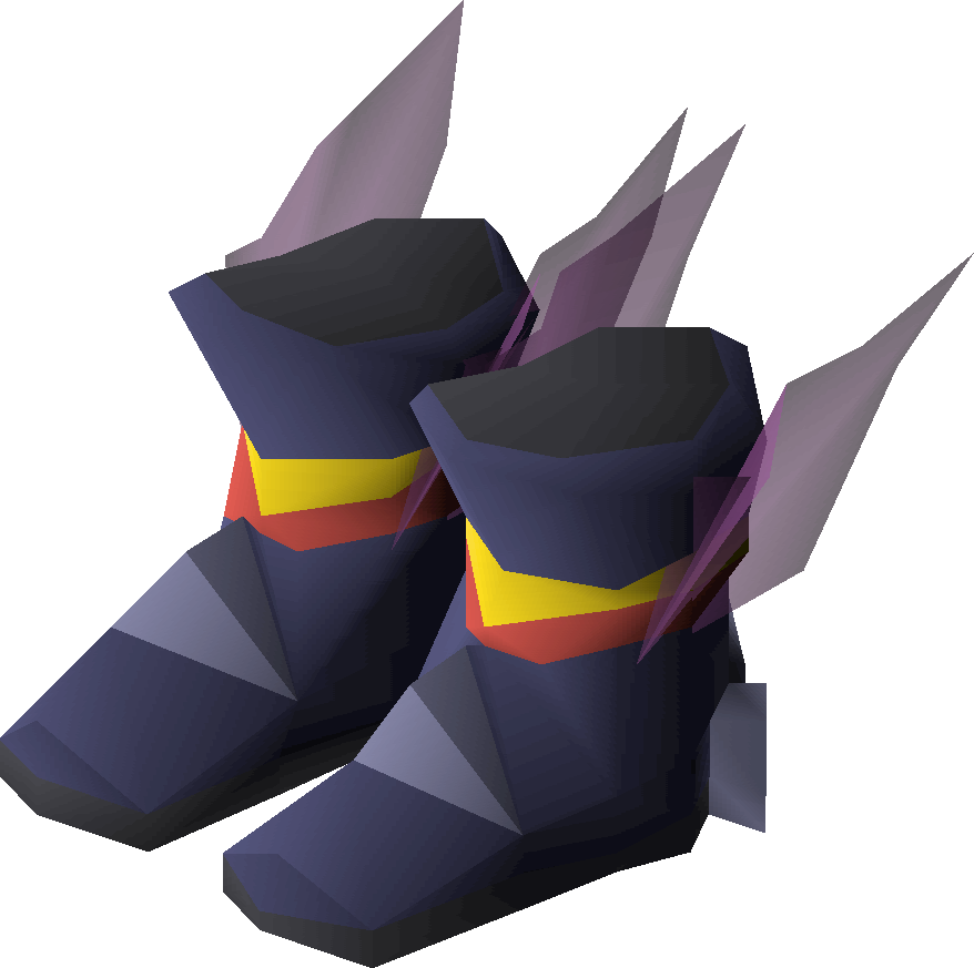 Stylized Fantasy Boots3 D Model