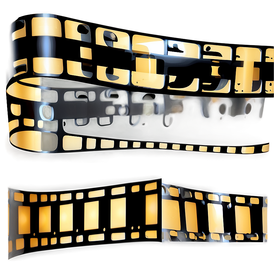 Stylized Film Strip Png Clv