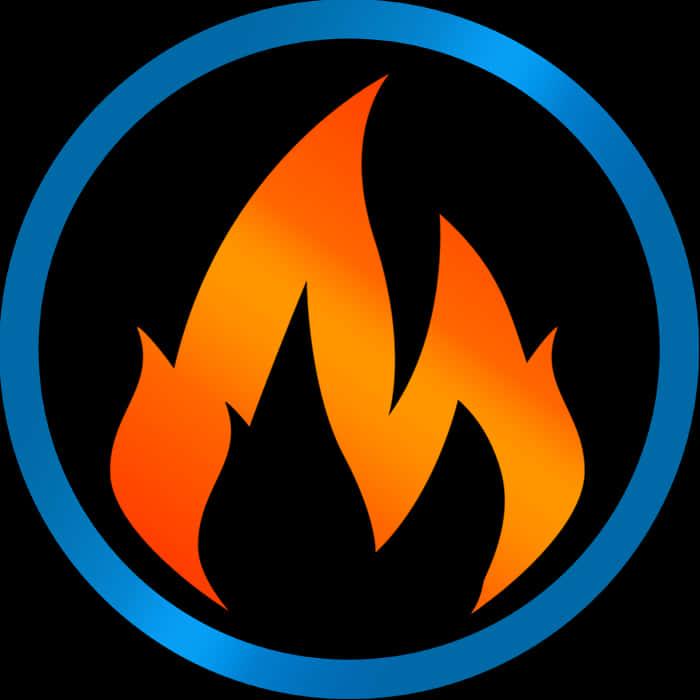 Stylized Flame Icon