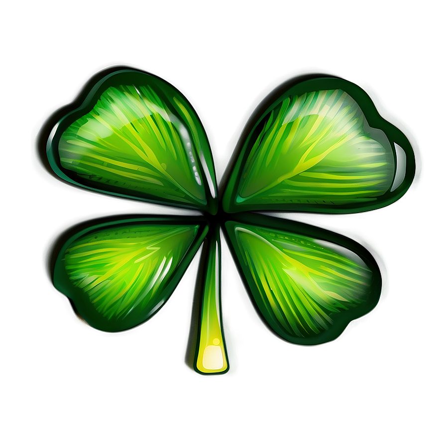 Stylized Four Leaf Clover Png 98