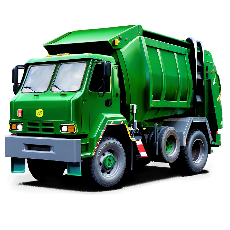 Stylized Garbage Truck Png Ktv34