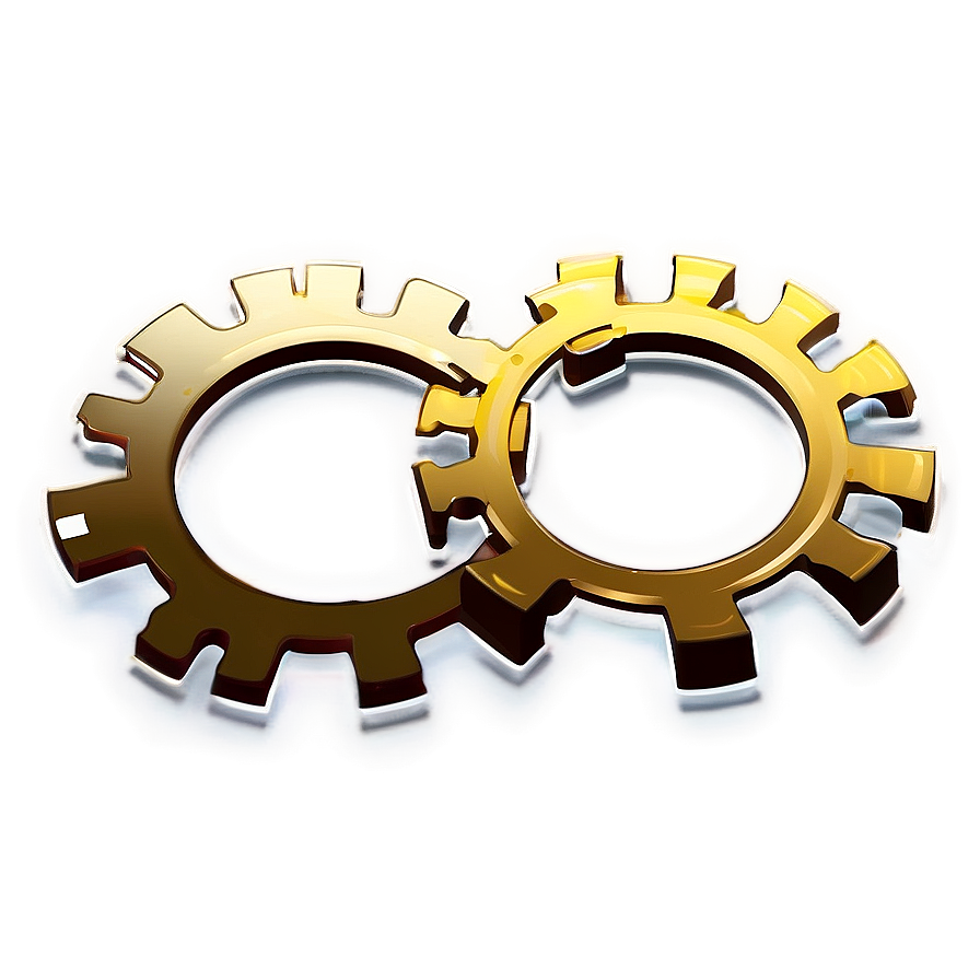 Stylized Gear Icon Png 05252024