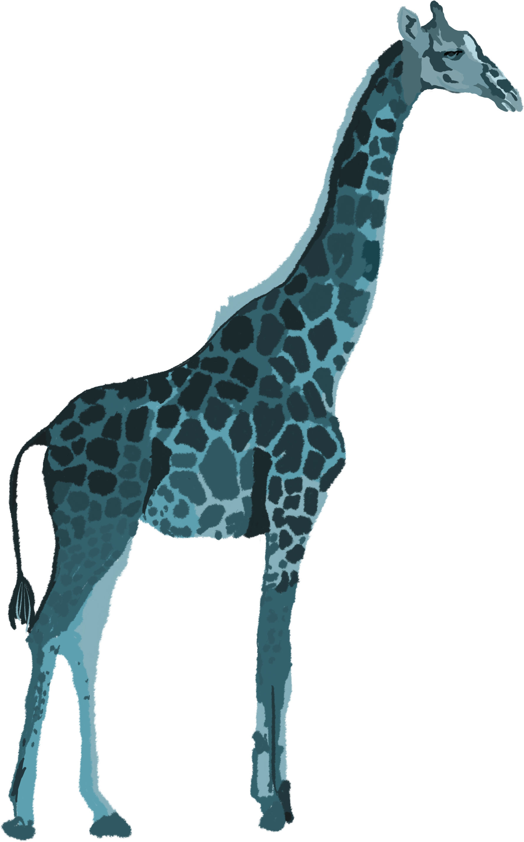 Stylized Giraffe Artwork