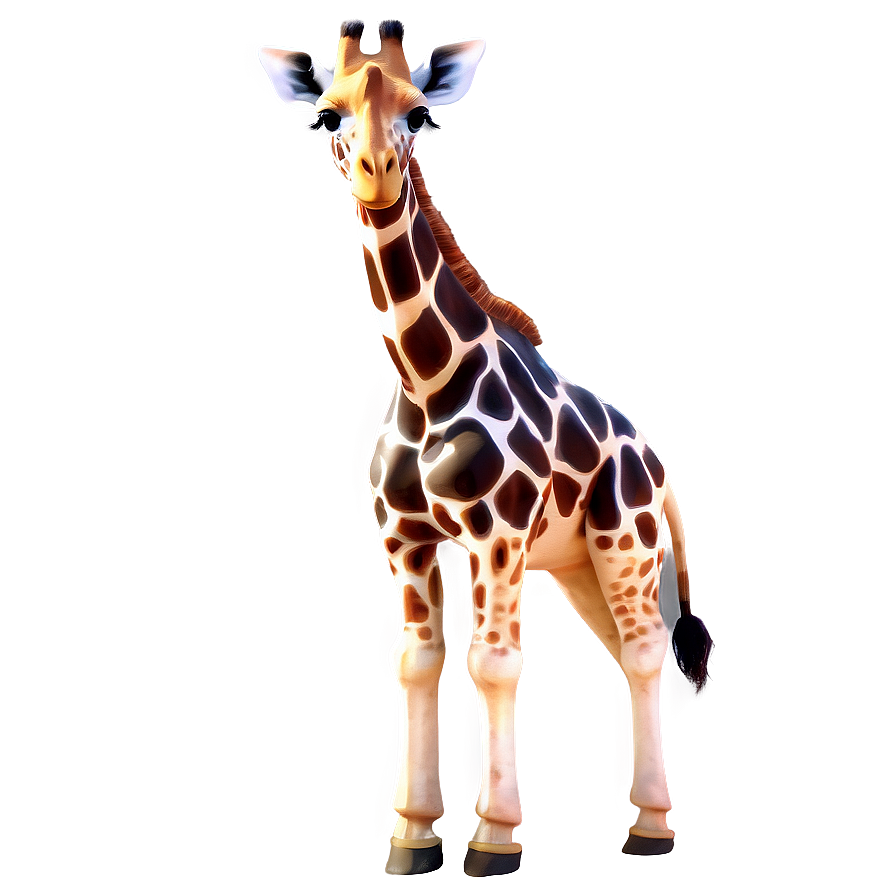 Stylized Giraffe Profile Png 05062024