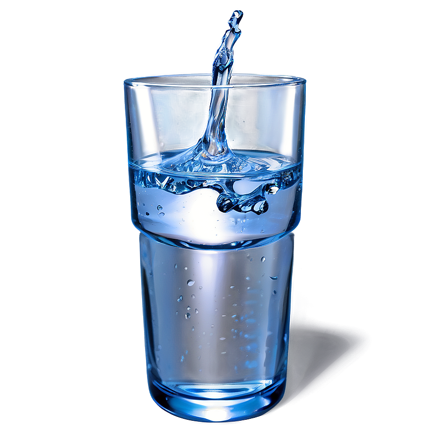 Stylized Glass Of Water Png Ftt