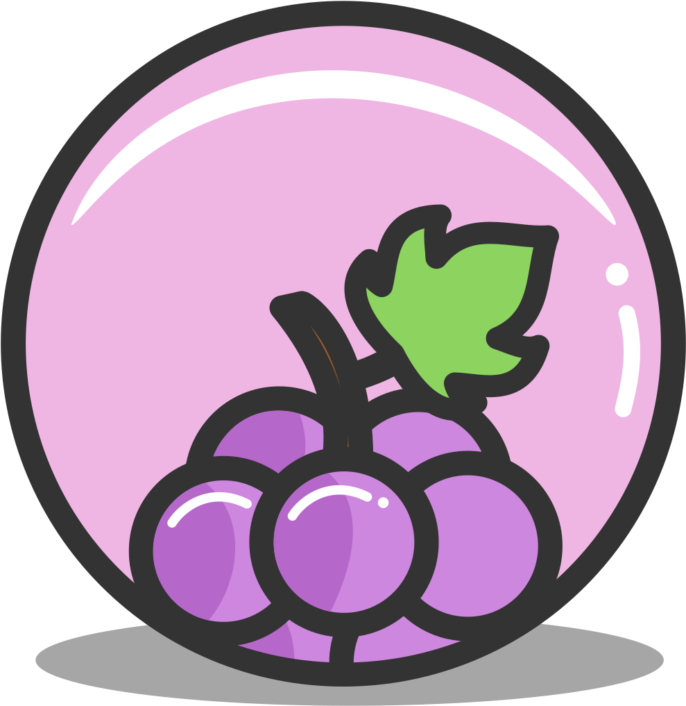 Stylized Grape Icon