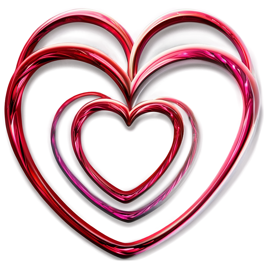 Stylized Heart Line Image Png 06262024